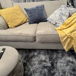 2 Couches , a 3 Seater, a 2 Seater and the ottoman