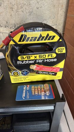 3/8 air hose and fitting Brand New