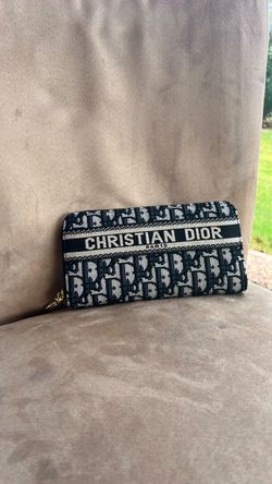 Christian Dior Paris Oblique Zip-Around Wallet