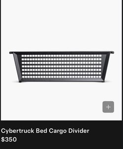 Cybertruck Bed Cargo Divider