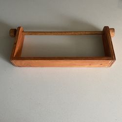 Wooden Paper Towel Holder 