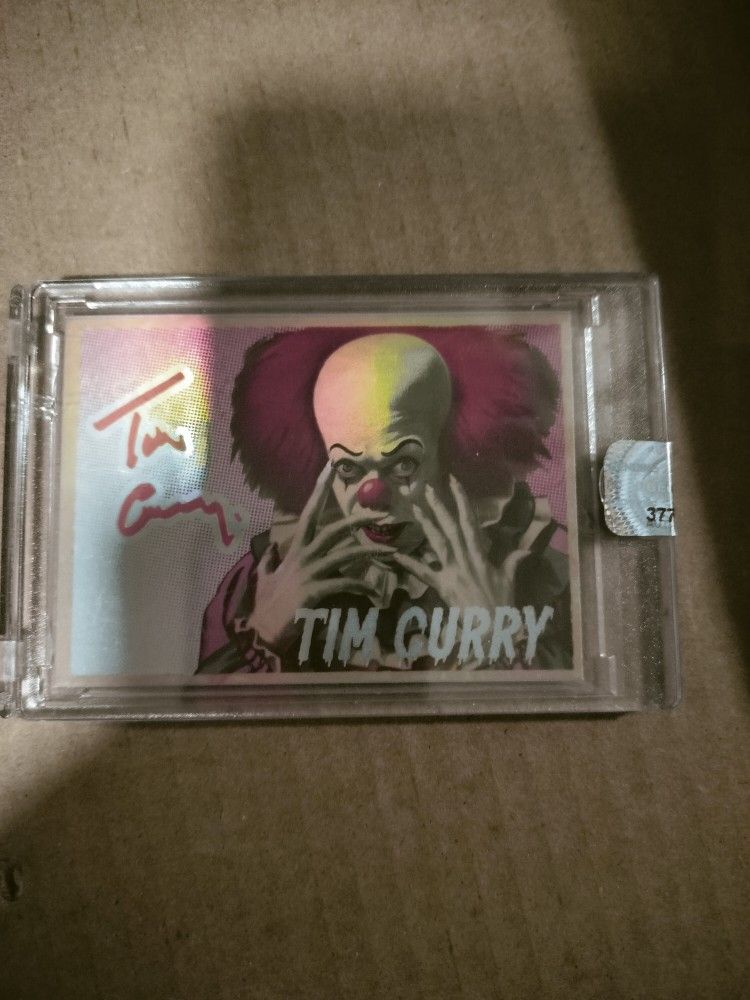 1/1 Tim Curry The It Autograph Fan Artc