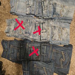 Men's Silver Brand Jeans Size 36/32