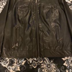Joujou Vegan Leather Jacket