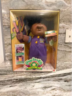 1997 Cabbage Patch Kids Snacktime Kid RECALL Doll In Box Vintage