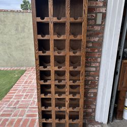 Solid Oak Wine cabinet