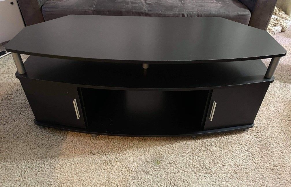 TV Stand 48 in. W x 20.5 in H x 18.5 in D.