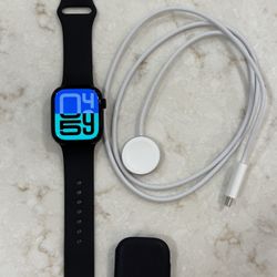 Apple Watch Series 10 42mm GPS+LTE Jet Black Aluminum Excellent Condition