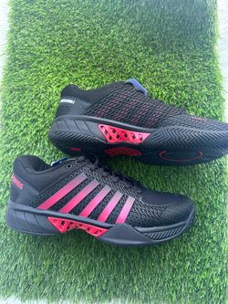 K-Swiss Pickleball Sneakers Black and Pink Size 7.5