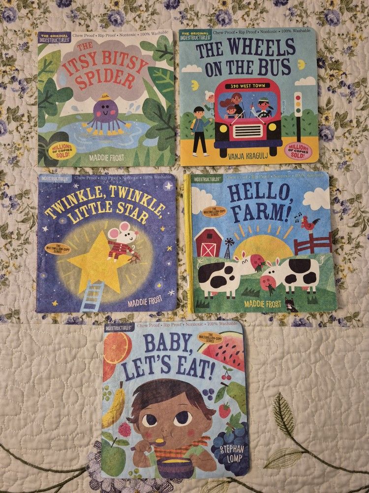 Indestructible Baby Toddler Books The Wheels On The Bus