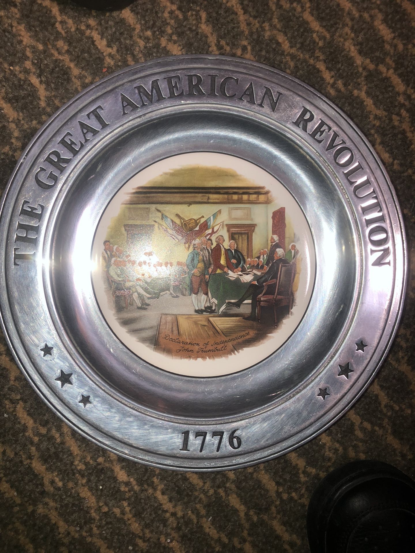 The Great American Revolution 1976 Plate