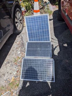 4 Solar Panels 30w-45w (150w Total)