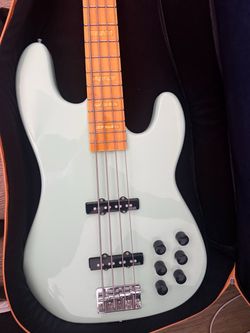 4-String Electric mark Bass Guitar surf green