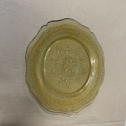 Antique Glass Platter