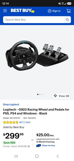G923 w/ Shifter and Foldable Frame
