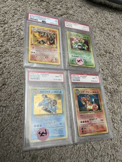 Pokémon Psa Slabs Rare Vintage Charizard Lugia Mew Rayquaza Pokemon Cards