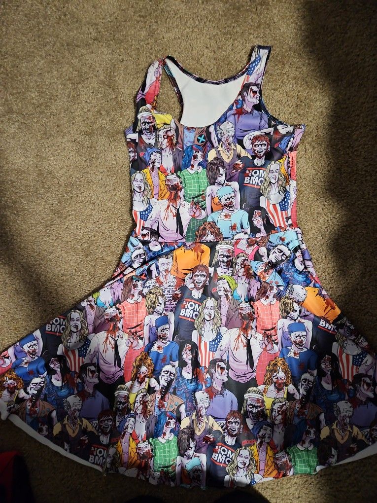 Black Milk Zombie Skater Dress