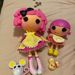 Lalaloopsy Crumbs Sugar Cookie And Little Sister &Pets