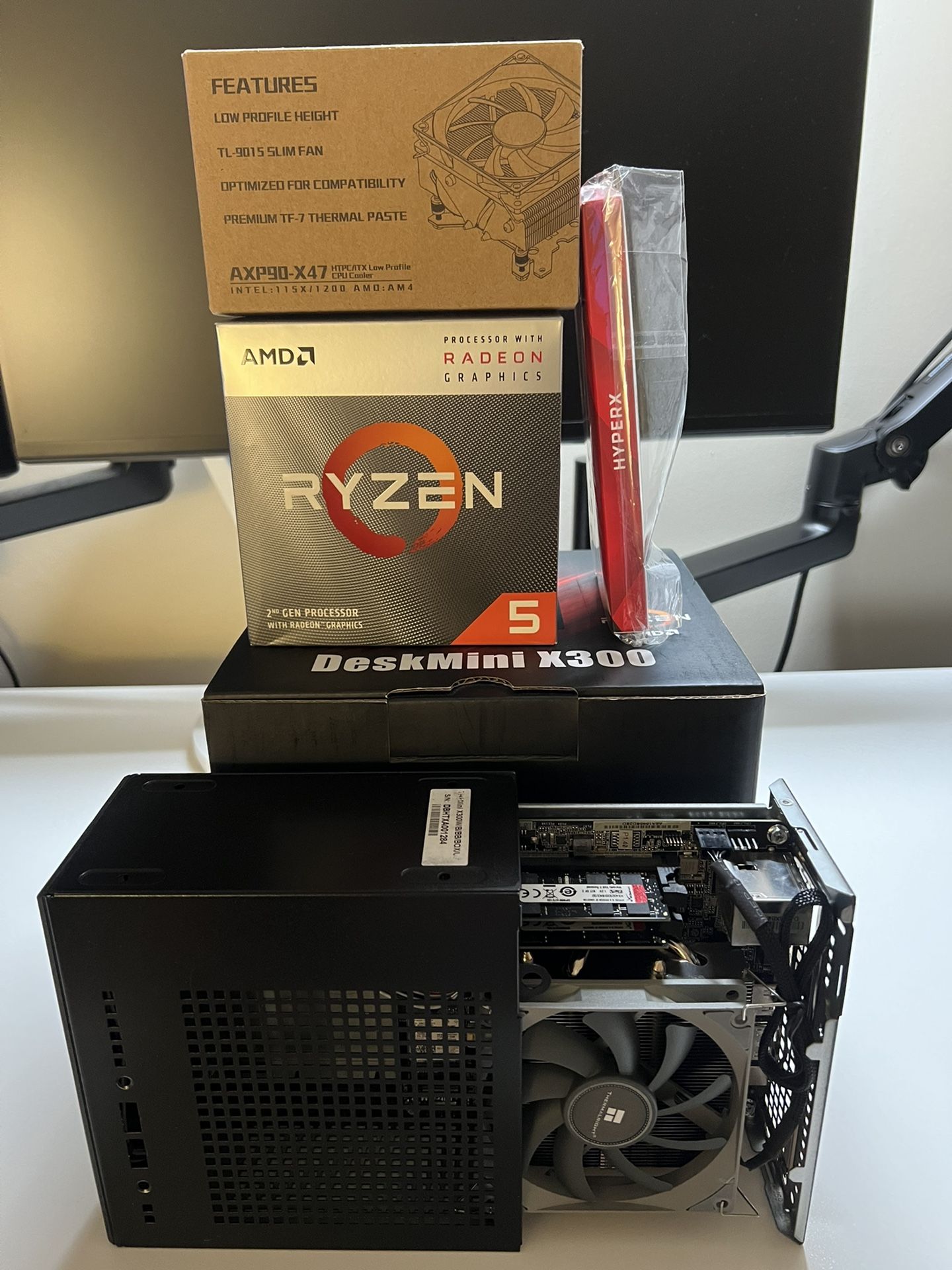 Asrock Deskmini X300 With CPU And Ram