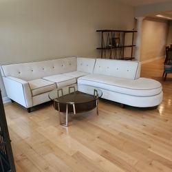 White Sectional 