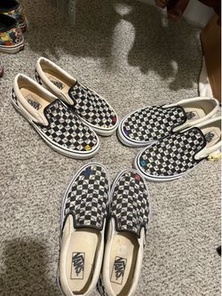 Custom vans chrome hearts “99 eyes”