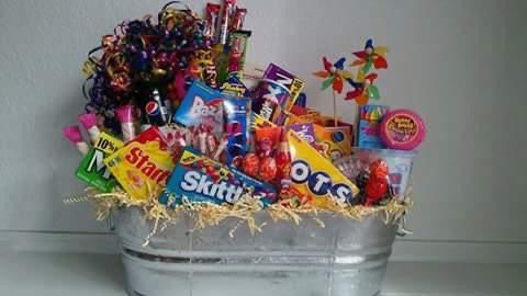 Candy  Birthday  Basket 