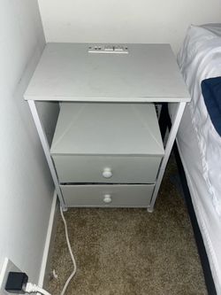 Night stand with charging port