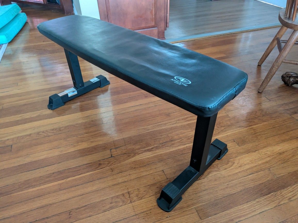 Athletic Works FM-AW703 Flat Strength Training Workout Bench