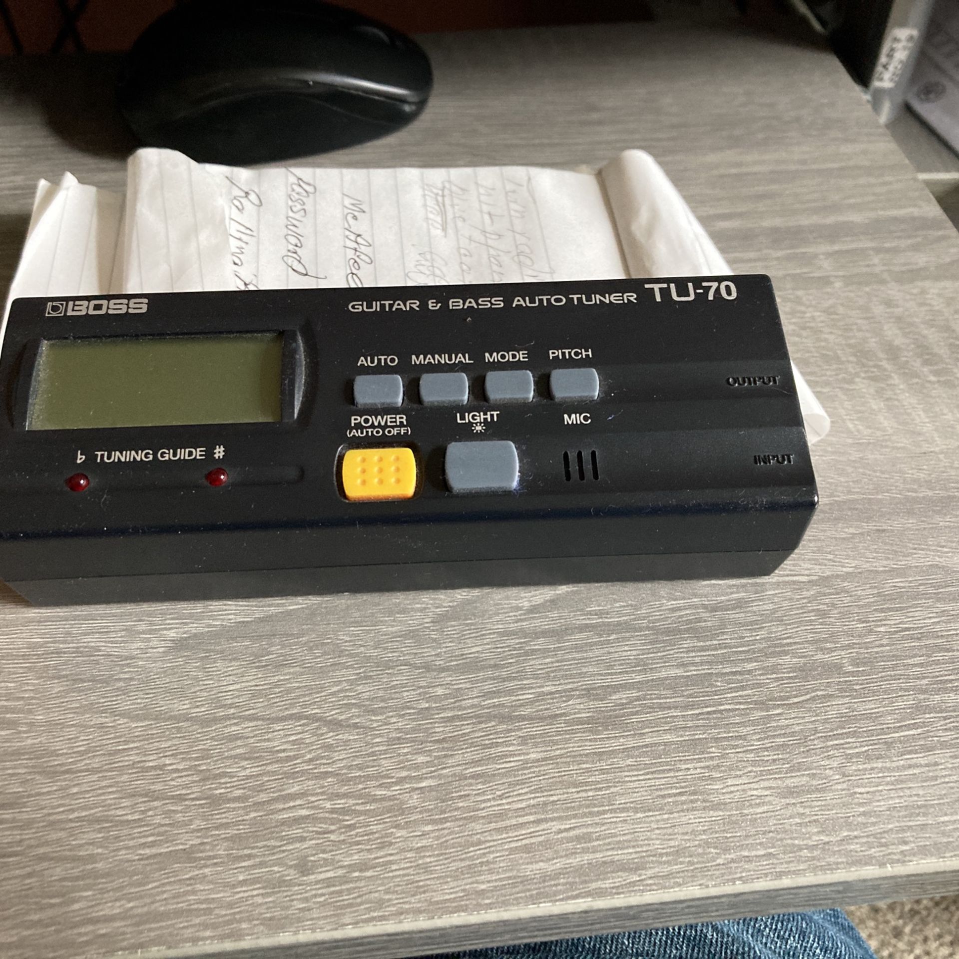 Boss Guitar& Bass Auto Tuner