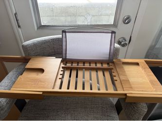 Bamboo bath tray