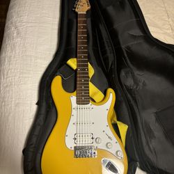 Tanara Electric Guitar and Anthem Case And Ibanez Amplifier