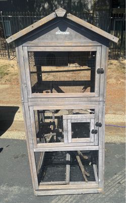 birdcage can fit lots of birds parakeets or one parrot