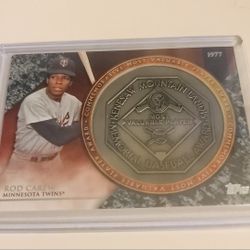 Rod Carew 1977 Al Mvp Medallion