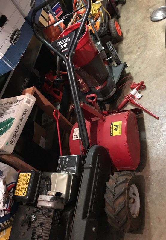 Snapper Tiller Model IR5002B 5hp