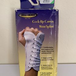 Brand New - Canvas Wrist Brace Medium Right Black