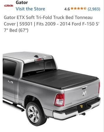 Gator ETX Tri-Fold Truck Bed Tonneau Cover Ford F-150 2009-2014