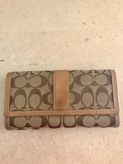 Coach Wallet with New Checkbook Holder