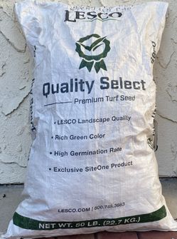 Lesco Quality Select Premium Turf Seed, 50 Pound