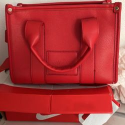 Red medium Mark Jacobs tote bag