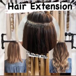 Hair Extensions Beaded Weft