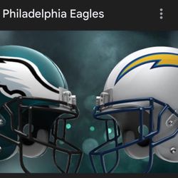 Philadelphia Eagles vs Chargers  Section 204
