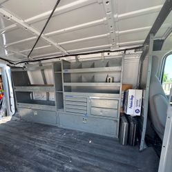Adrian Steel Van Shelves 