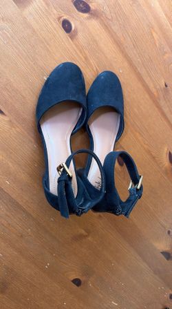 Style & Co Suede Black Heels Size 5.5