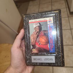 1993 NBA MVP Michael Jordan plaque