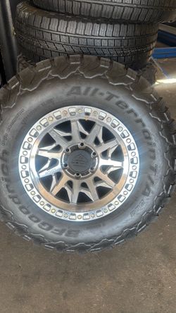 17s Chevy rims with 285 79 17 BGgoodrich
