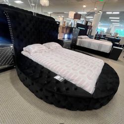 Tufted Bed With Storage Same Day Delivery 