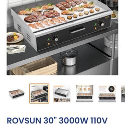 Commercial Electric Griddle New 