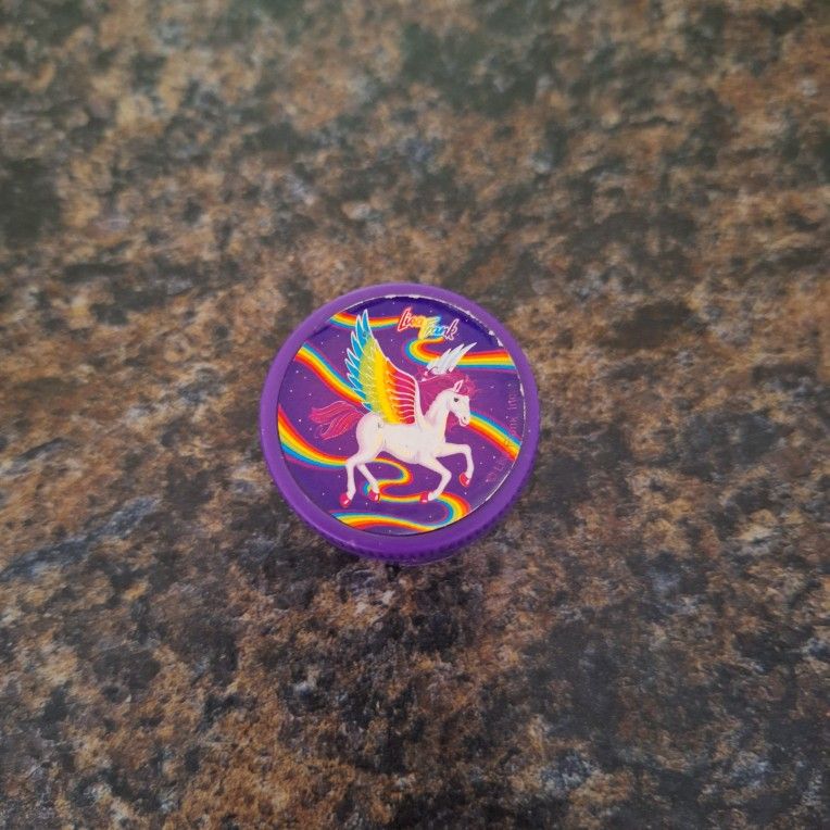 Y2K Lisa Frank Pegasus Pencil Sharpener Colorful Rainbow Unicorn Horse 90s Vintage