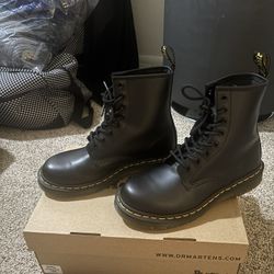 Dr. Martens Black Leather Boots