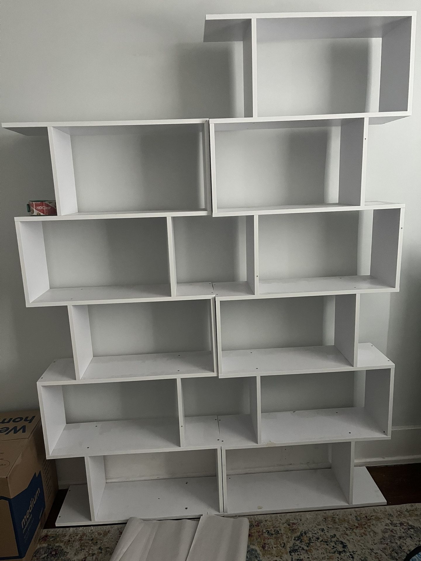 Geometric Bookshelves